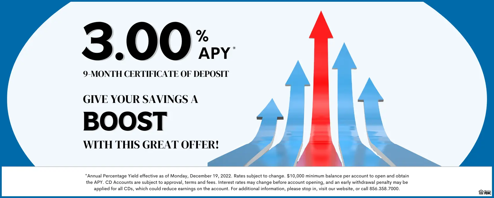 3.00% APY - 9 Month Certificate of Deposit