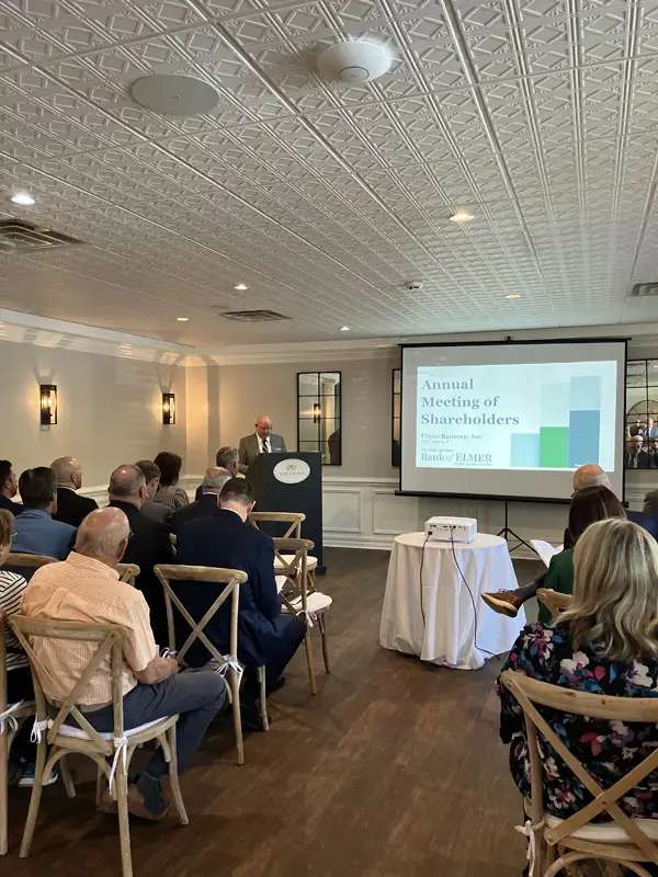 Presentation photo at meeting