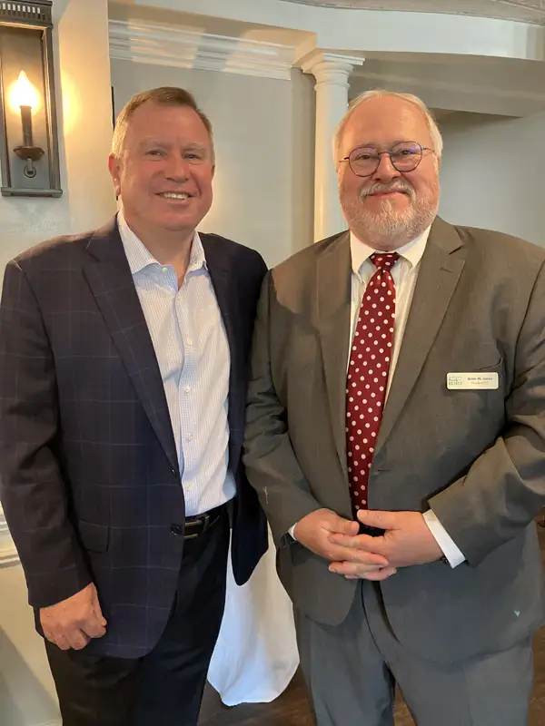 CEO Brian Jones with guest