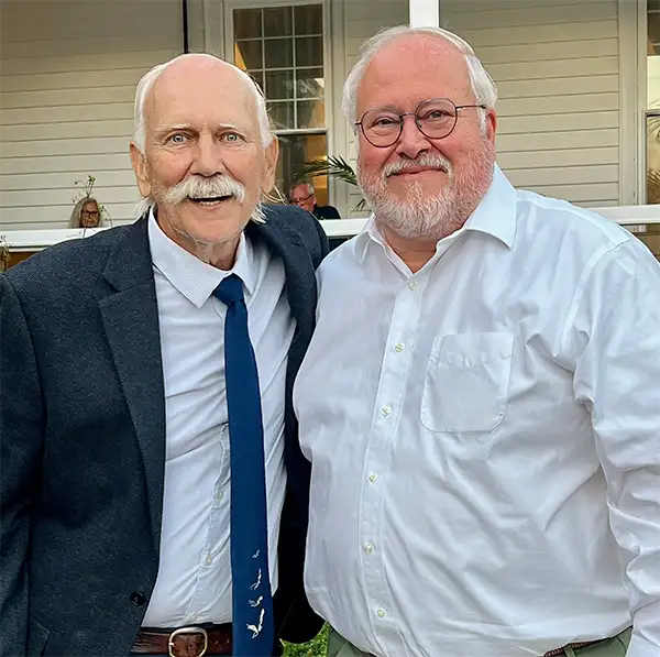 Brian Jones and Bob Mullock posing for a picture