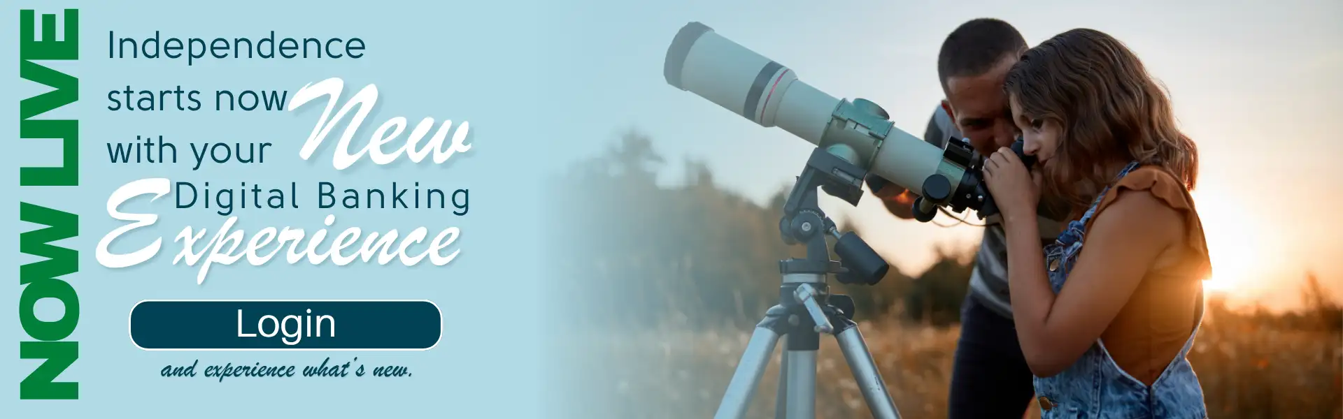 New Digital Experience Web Banner